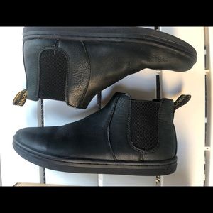 katya women's leather casual chelsea boots